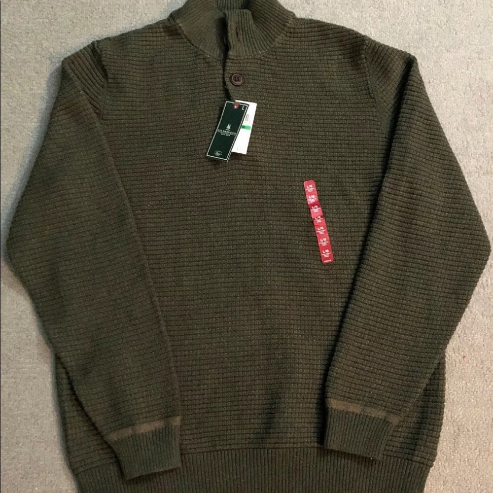 G.H. BASS & CO. Thermal Button Front Sweater